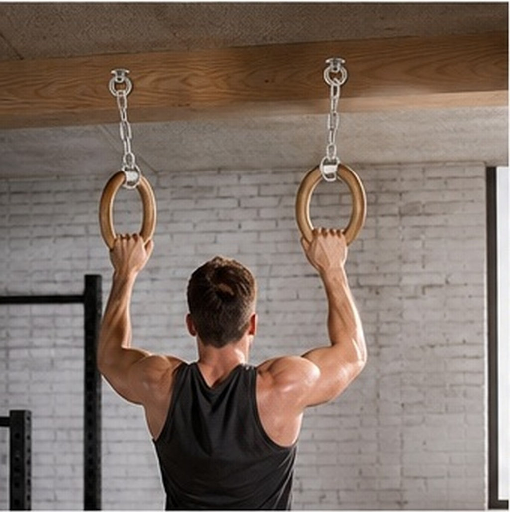2Pcs Stainless Steel Suspensio - Gymnastic Ring recension och pris