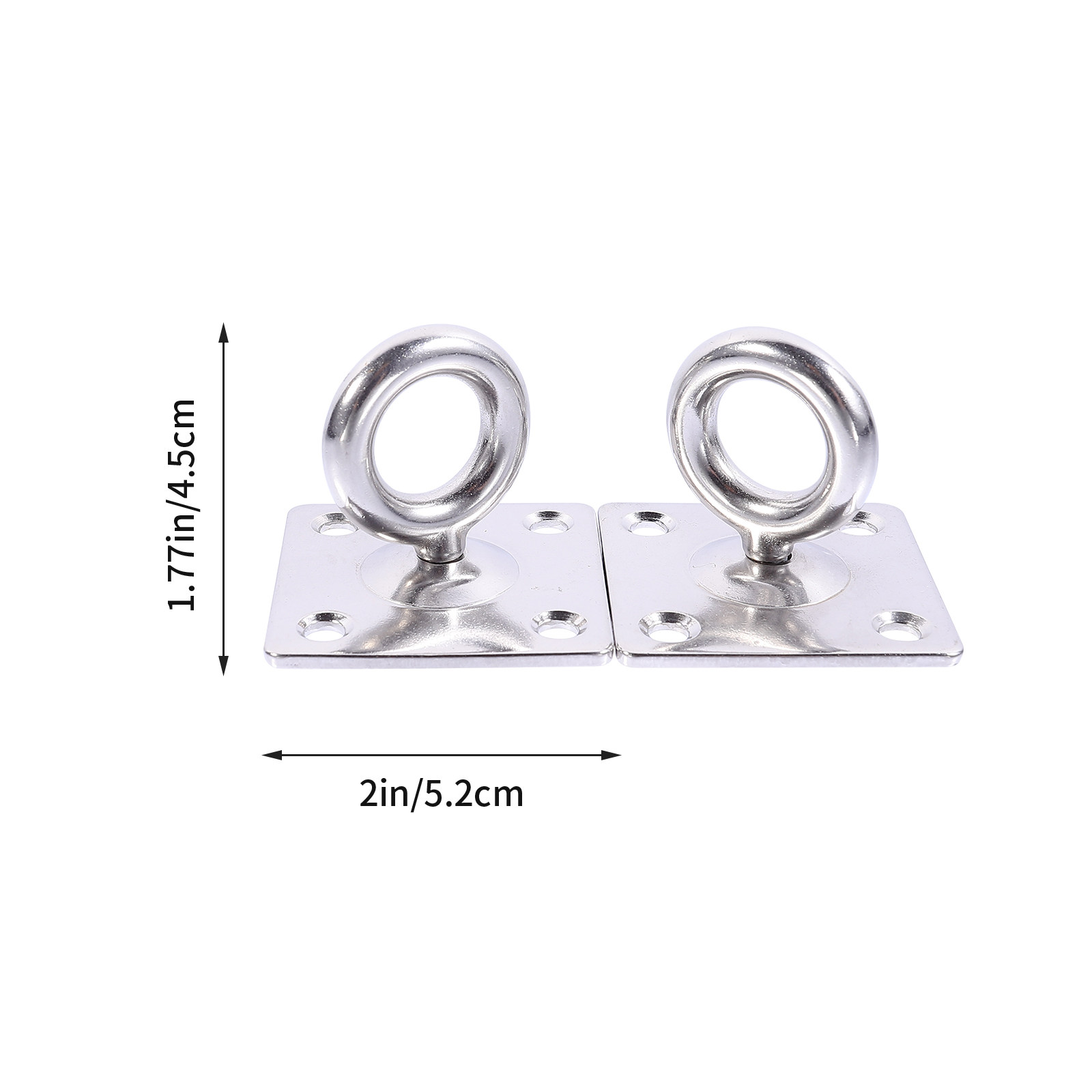 2Pcs Stainless Steel Suspensio - Gymnastic Ring recension och pris