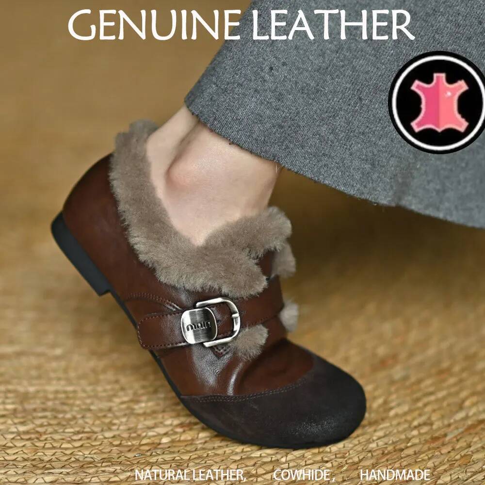 Fur Women's Loafers Leather Su - Crossfit Belt recension och pris