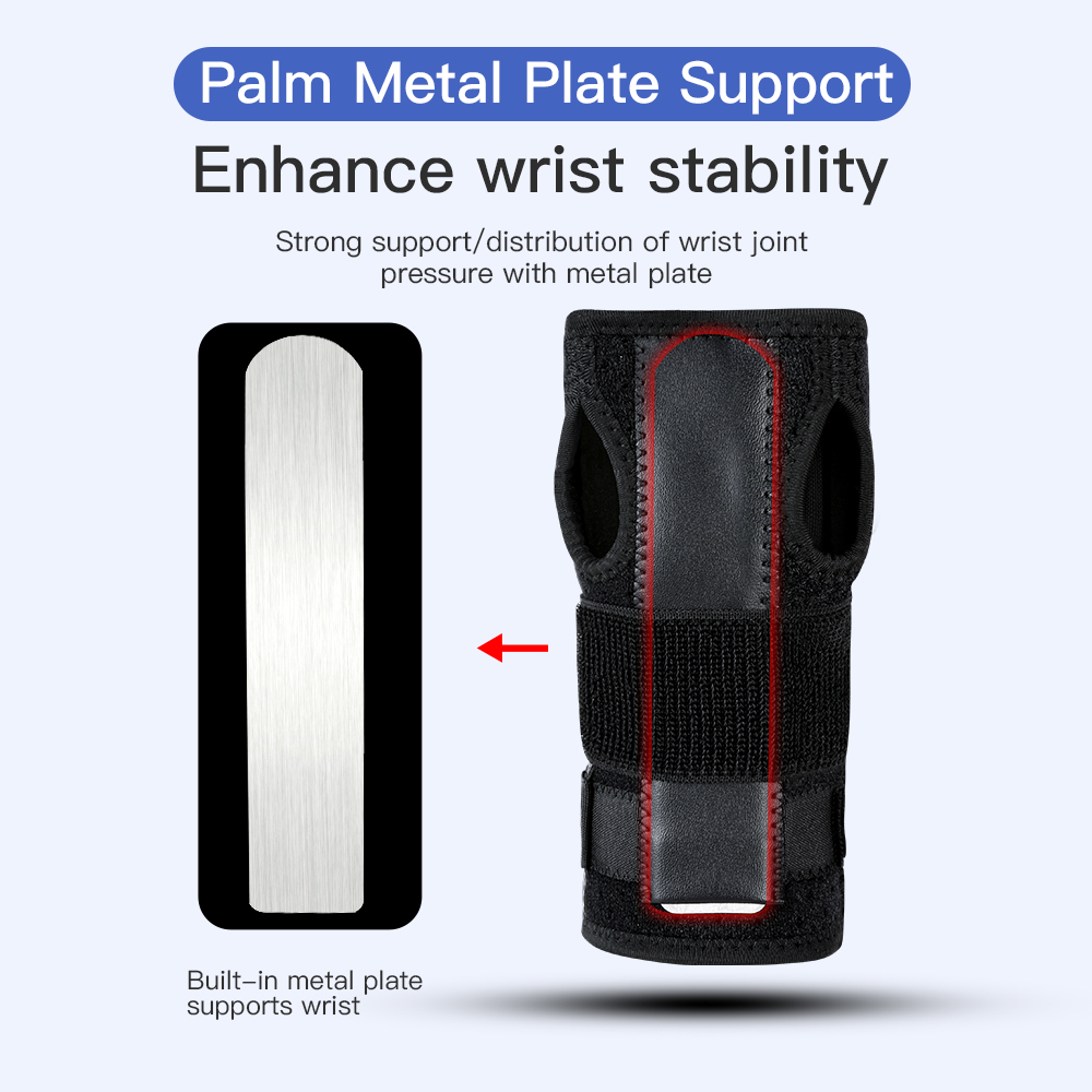 1 PC Sports Fixed Steel Plate  - Weightlifting Gloves recension och pris
